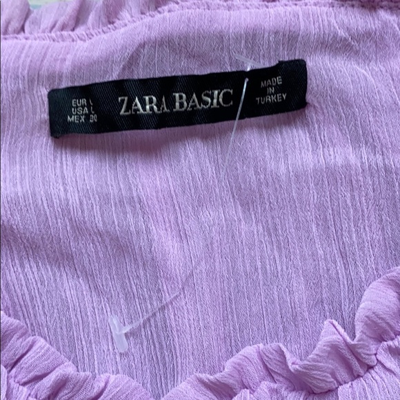 Zara Purple Blouse - Picture 6 of 13